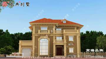 二层半乡村欧式自建房屋别墅
