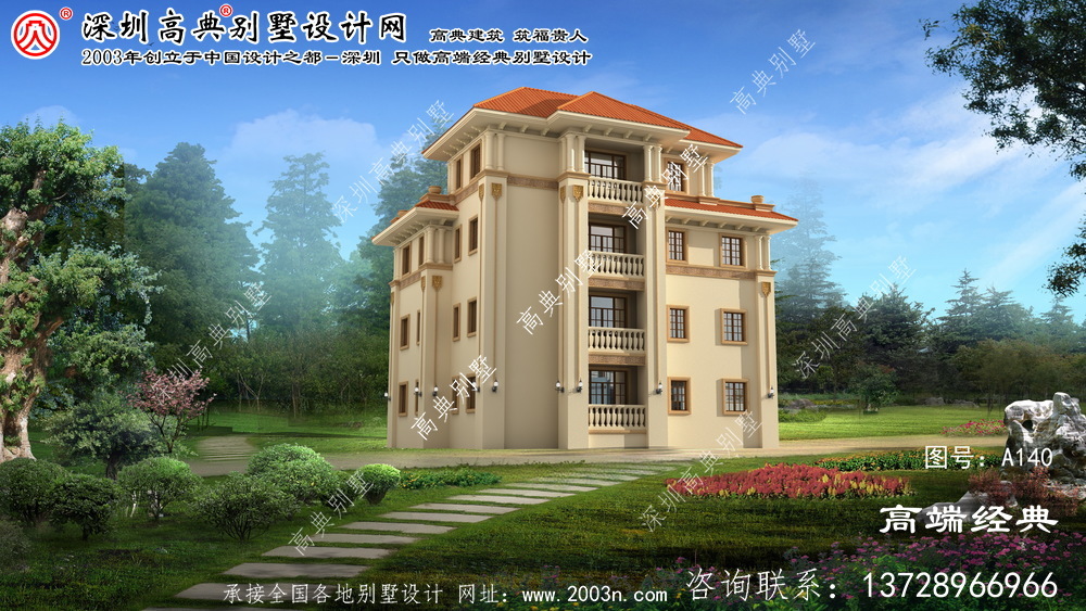 如东县时尚典雅的四层意大利风格别墅