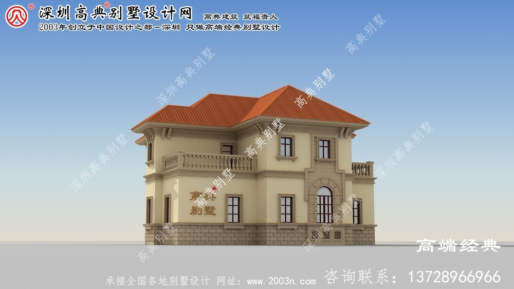 狮子山区两层楼房设计图