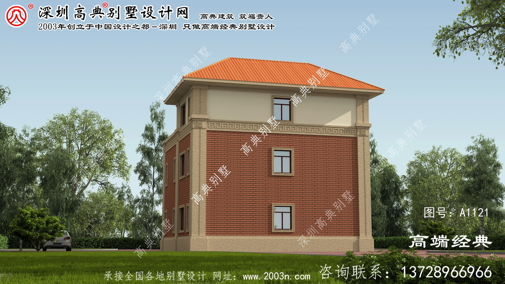 东平县欧美别墅设计图纸及效果图大全