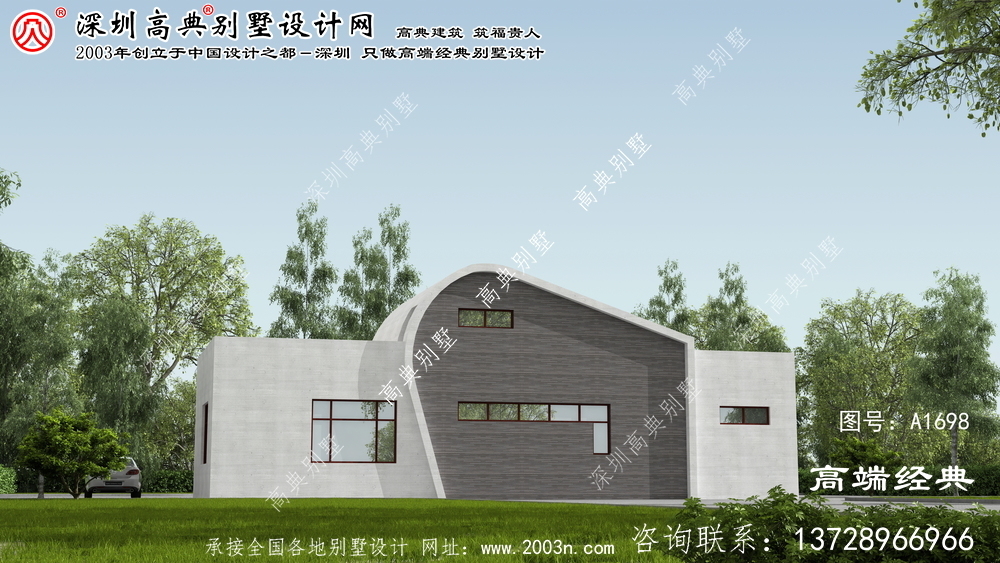 阳城县农村自盖两层现代别墅