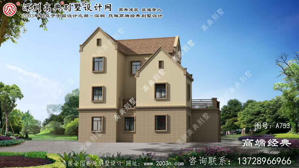 解放区160平米的别墅设计图