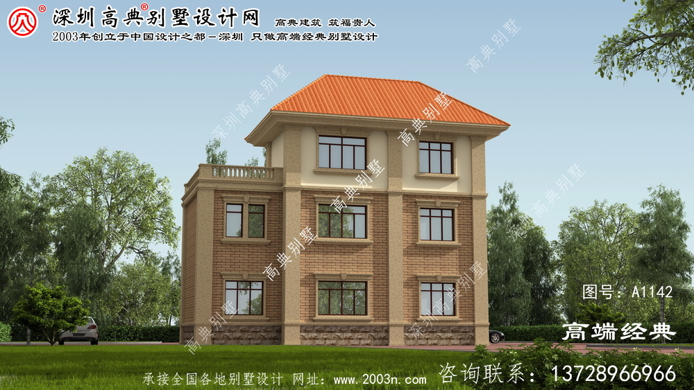 昭平县三合院别墅,不输大宅气场,建在乡间大气又时髦。