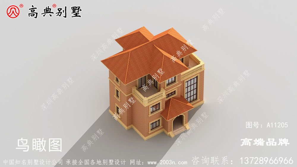 115平别墅设计户型布局一点也不拥挤,适宜居住