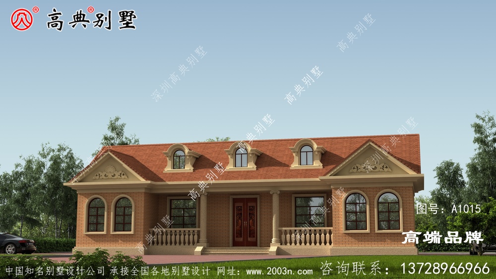 149平联排别墅外观设计很漂亮	