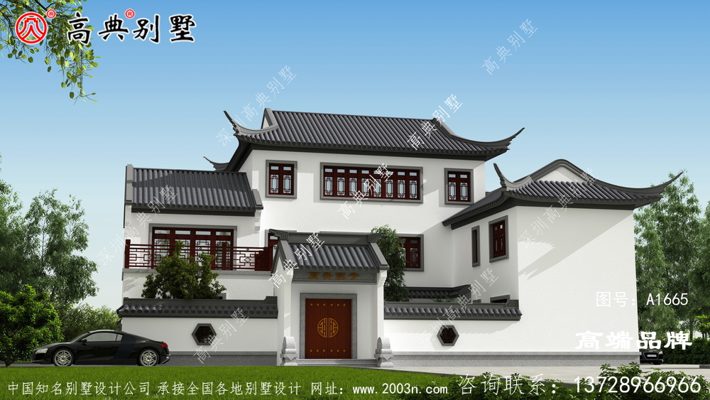 别墅装修效果图颜色素雅,回头率很高