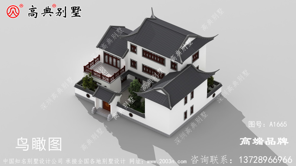 别墅装修效果图颜色素雅,回头率很高