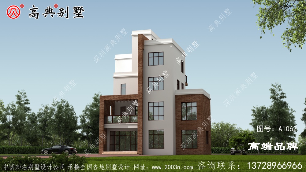 农村自建房屋外观淡雅淳朴。