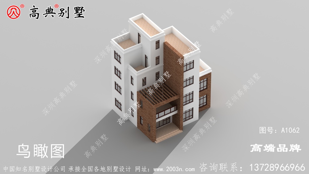 农村自建房屋外观淡雅淳朴。