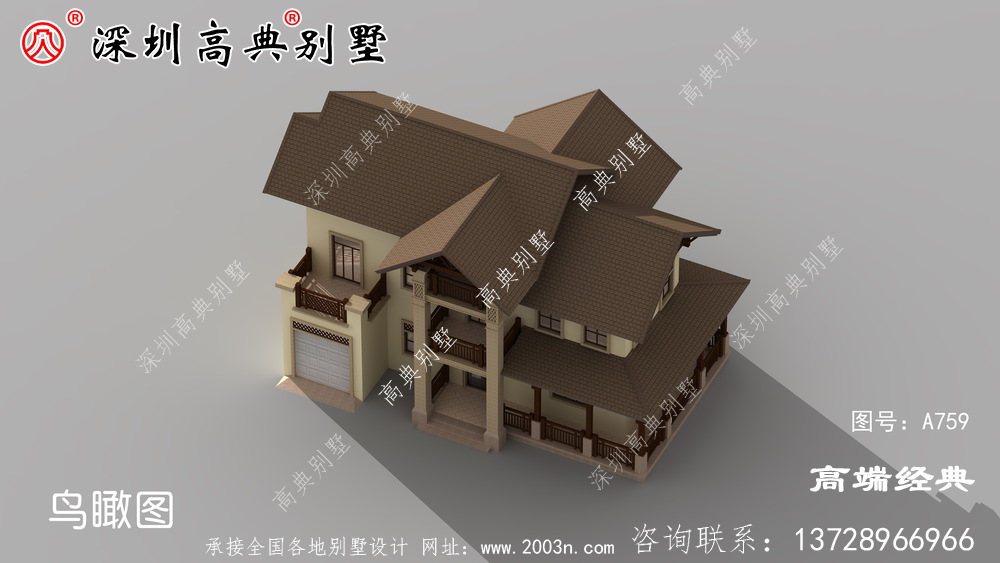 最实用的三层农村别墅设计，室内非常实用，造价也不高