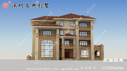 四层别墅设计图，简约
