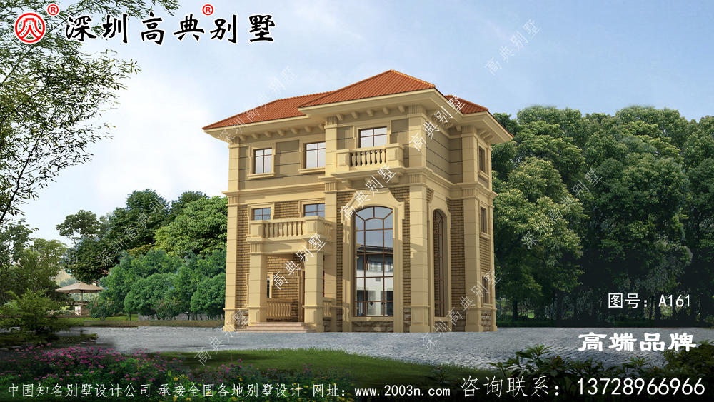 农村三层别墅带阳台露台设计,给你不一样的居住体验