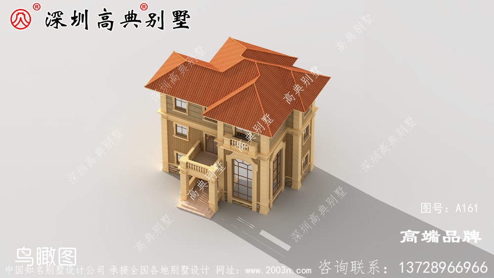 农村三层别墅带阳台露台设计,给你不一样的居住体验