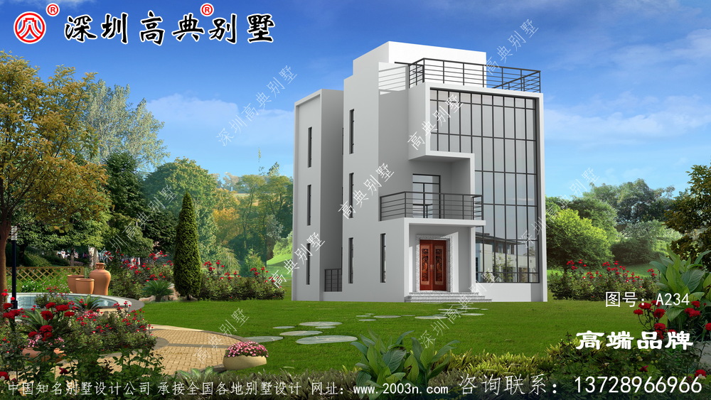 乡村最漂亮独栋别墅设计图推荐，看完快收藏，开春就建房