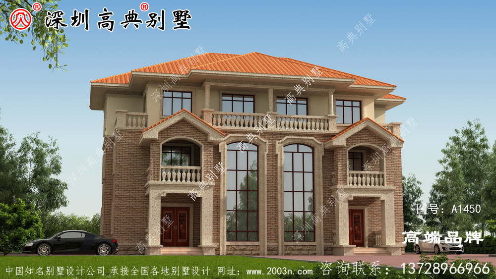 简约三层自建民房方案图，邻居见了纷纷效仿
