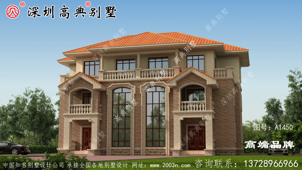 简约三层自建民房方案图，邻居见了纷纷效仿