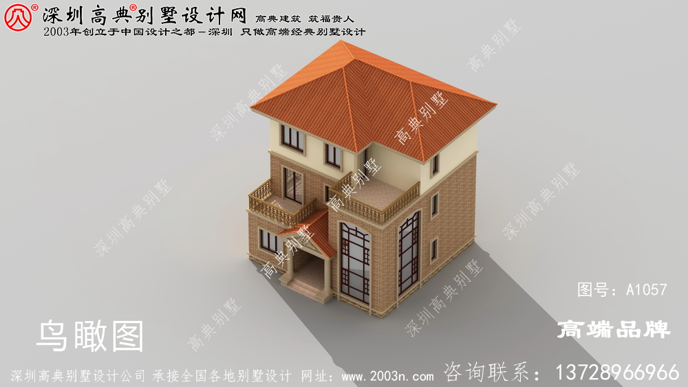 独栋 三层 别墅设计图 ，简约风，年轻人 最喜欢 的风格