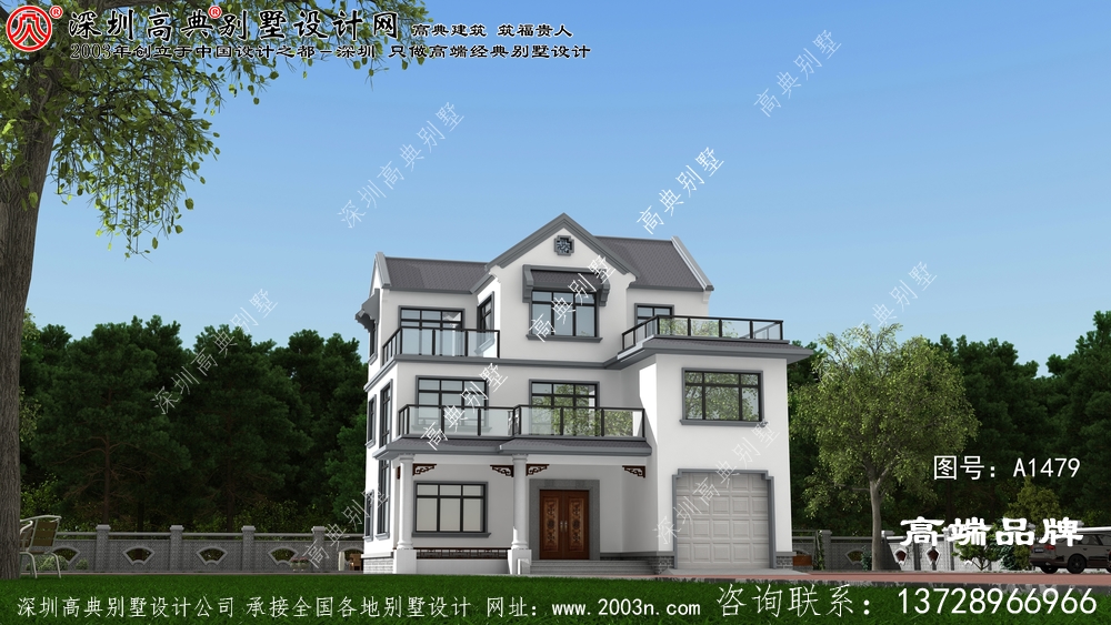 高端三层住宅户型图，看到的人都羡慕