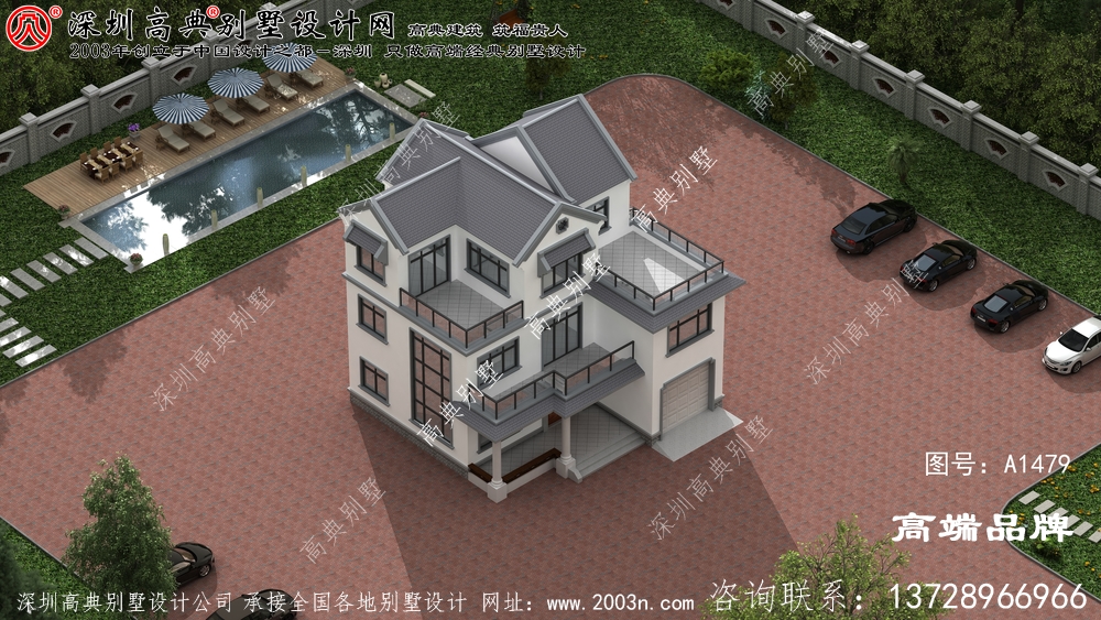 高端三层住宅户型图，看到的人都羡慕