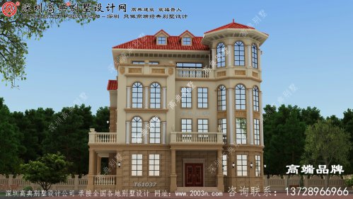 农村别墅设计图，造型