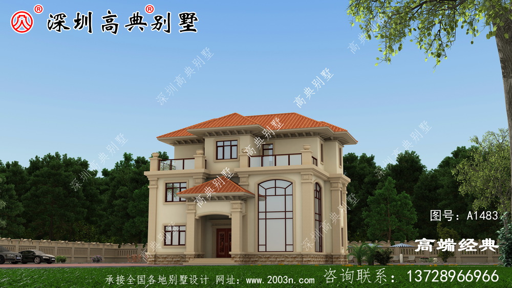 漂亮的三层别墅,建一栋给后代留一笔财富