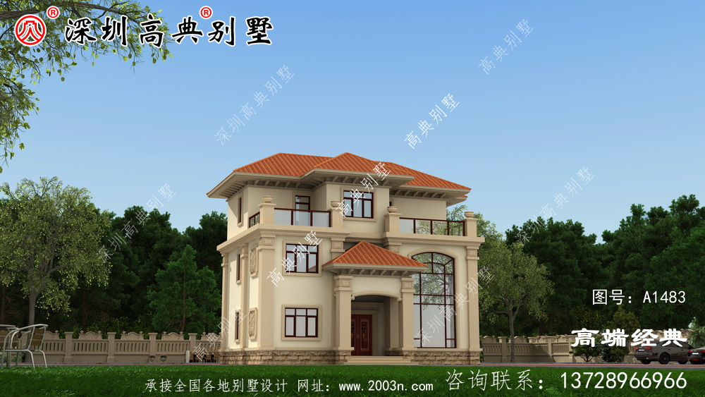 漂亮的三层别墅,建一栋给后代留一笔财富
