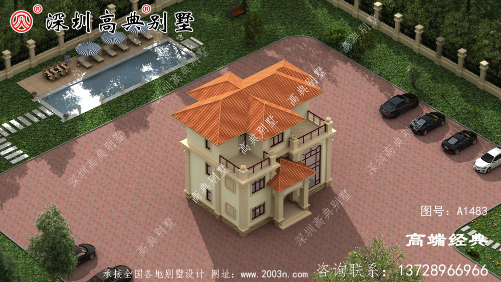 漂亮的三层别墅,建一栋给后代留一笔财富