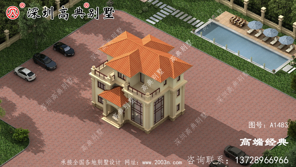 漂亮的三层别墅,建一栋给后代留一笔财富