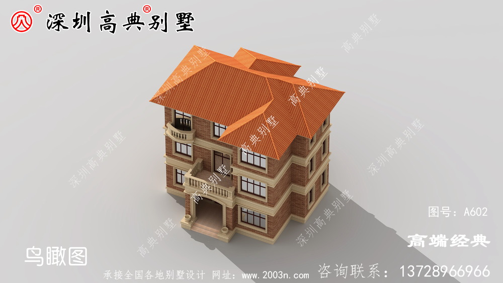 农村建房三层图片简单美观,适合全家居住。