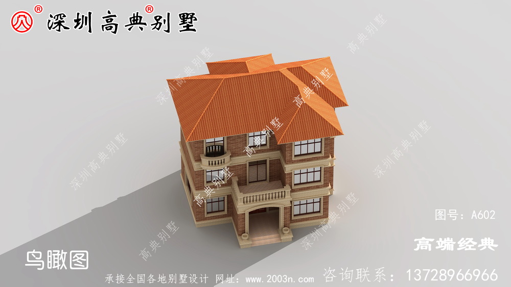 农村建房三层图片简单美观,适合全家居住。