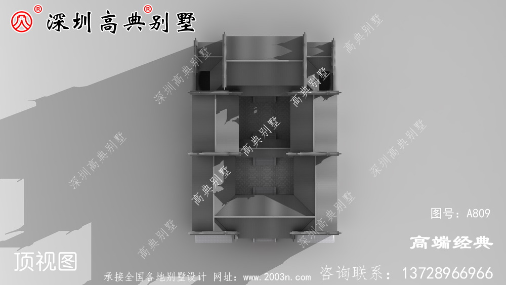 乡村三层别墅最美,经济实用。