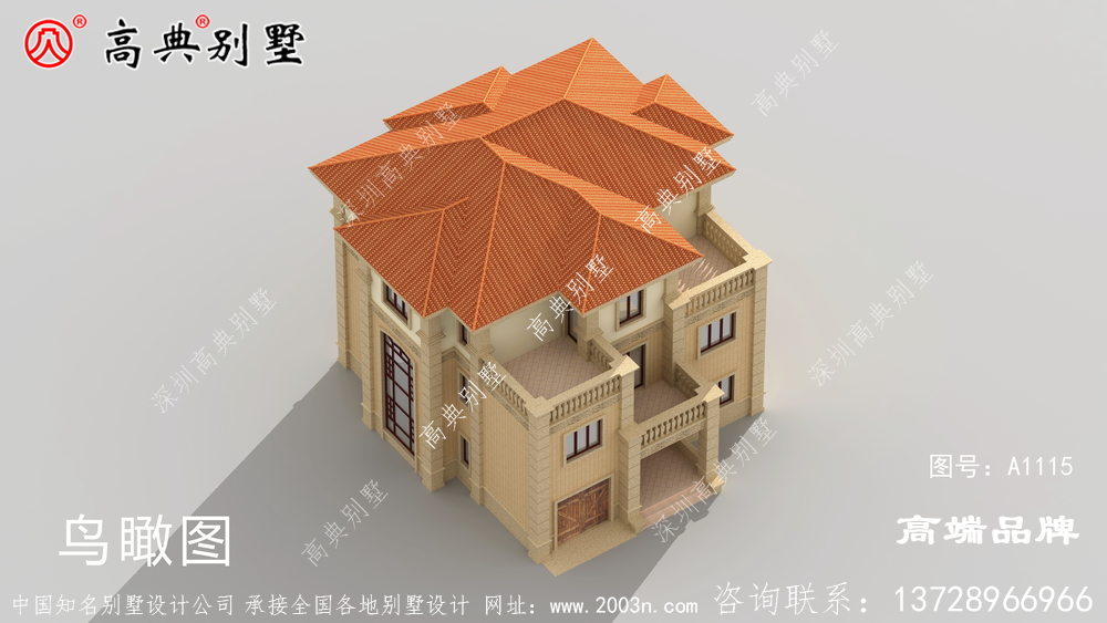 這款別墅清新美麗的氣質(zhì) ，符合鄉(xiāng)村田園的氣息