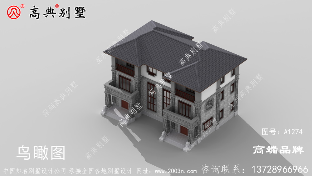 兄弟建双拼三层别墅,建起来肯定让人羡慕不已
