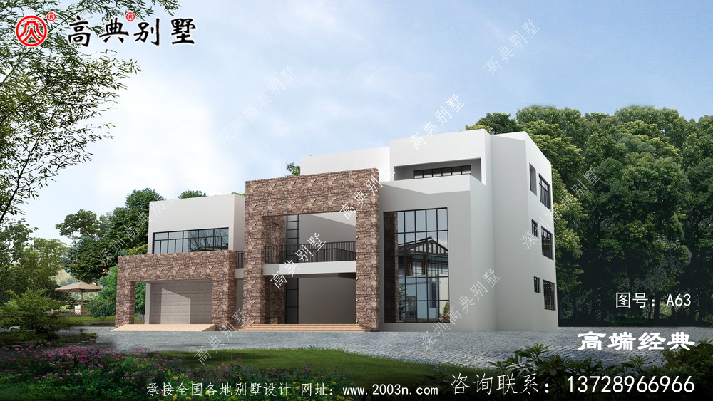 大户型两层户型住宅,偶尔来客人也够住