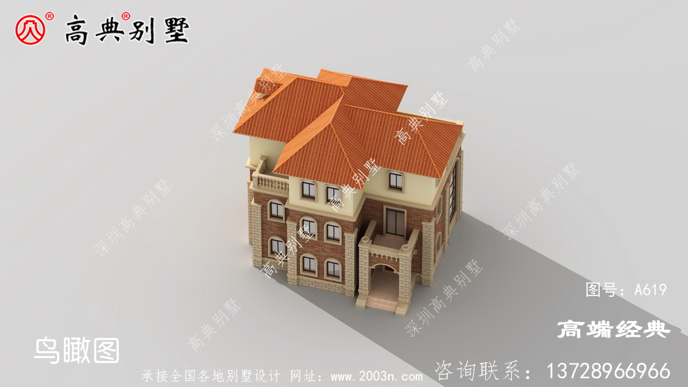 简欧三层户型满足你对家的想象