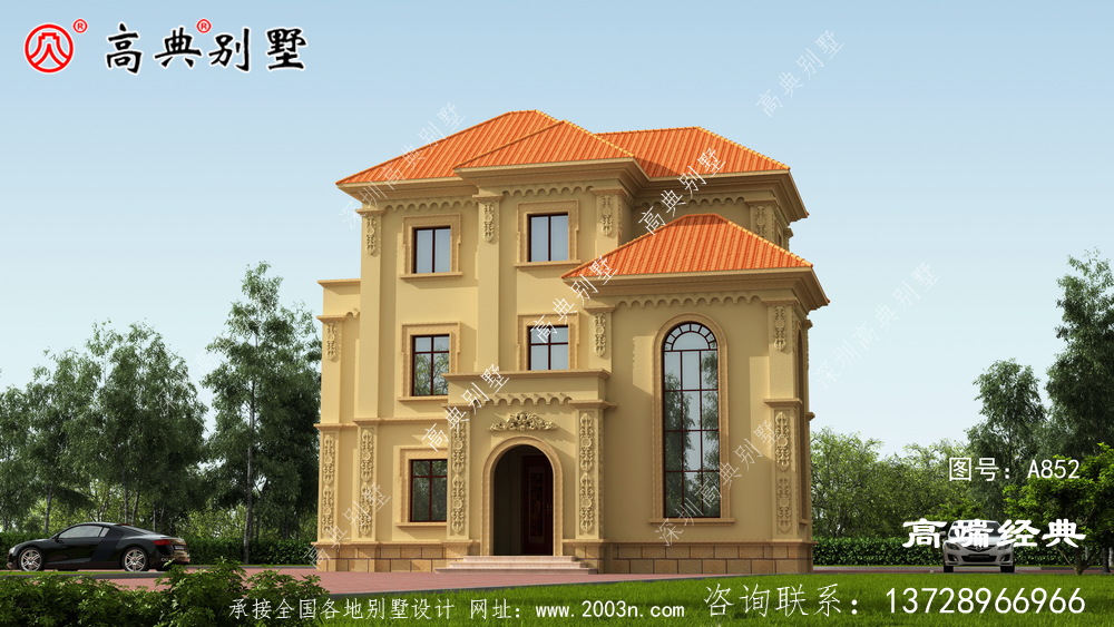 简洁设计更具丰富层次感,简欧别墅最新独特建筑