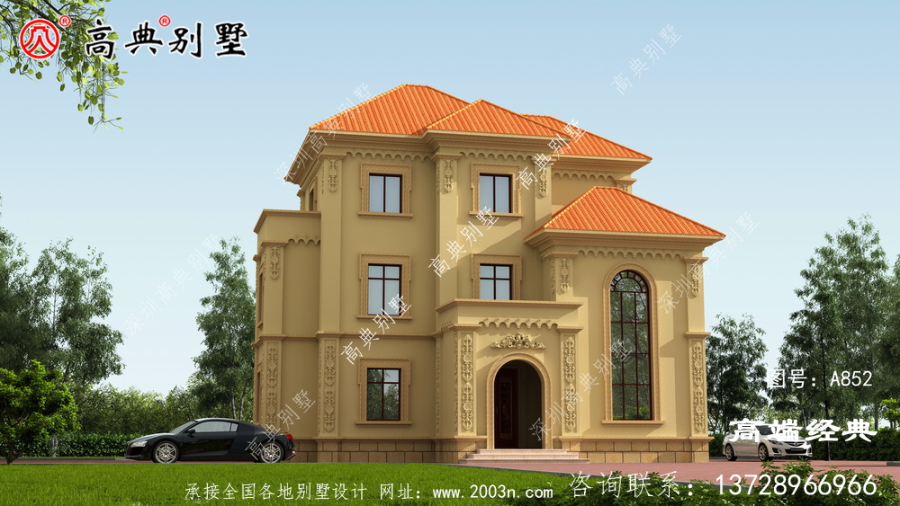 简洁设计更具丰富层次感,简欧别墅最新独特建筑