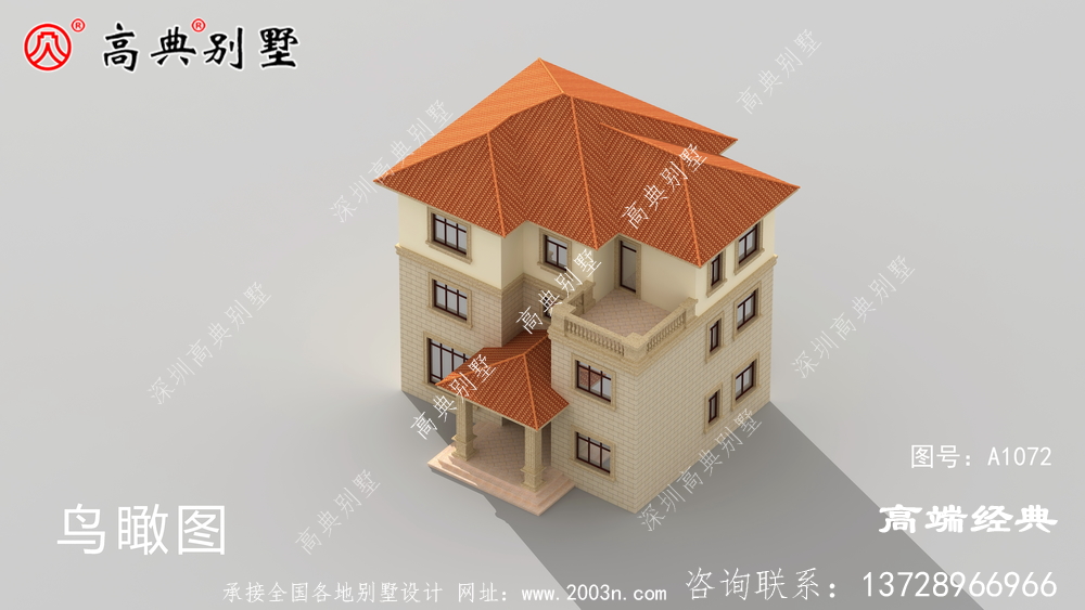 看上去豪华,但造价却很经济的三层欧式小洋楼,建一套就足够让你笑开花。