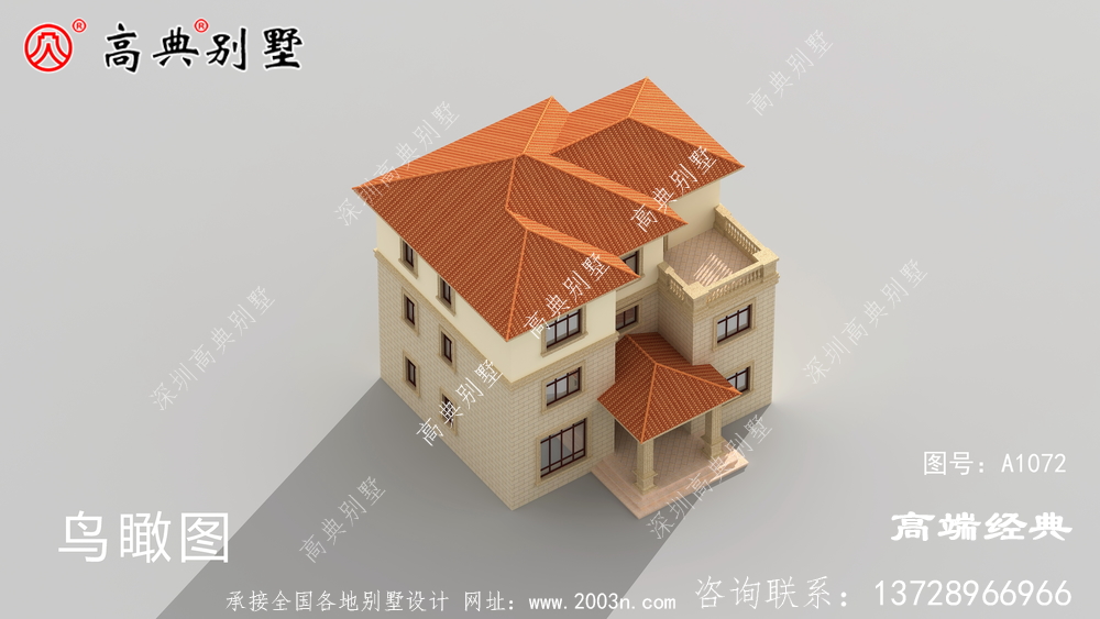 看上去豪华,但造价却很经济的三层欧式小洋楼,建一套就足够让你笑开花。